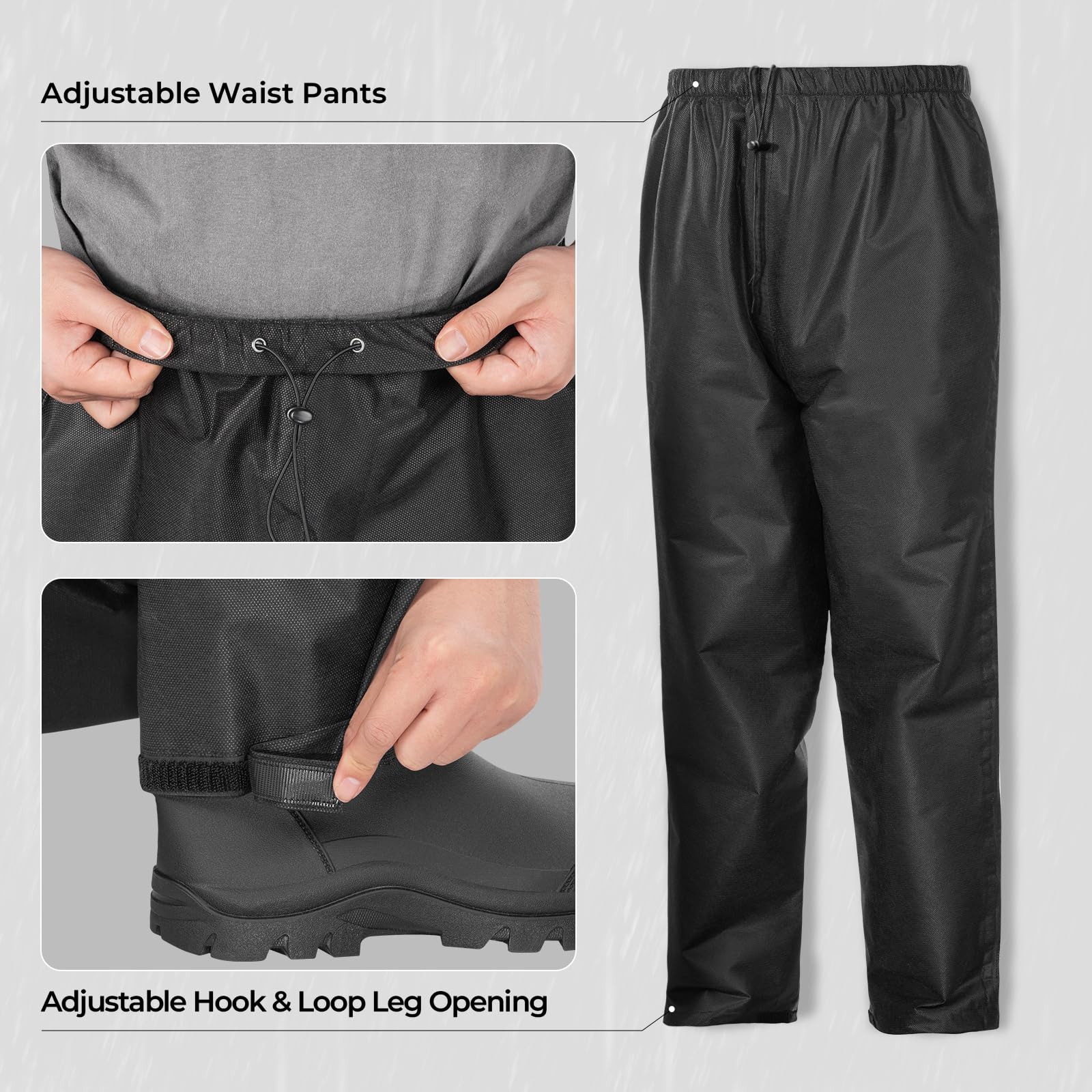 KastKing AquaLite Waterproof Rain Suit for Men and Women, Loose Fit, Lightweight, Durable Outdoor Gear for Fishing, Hiking - Image 5