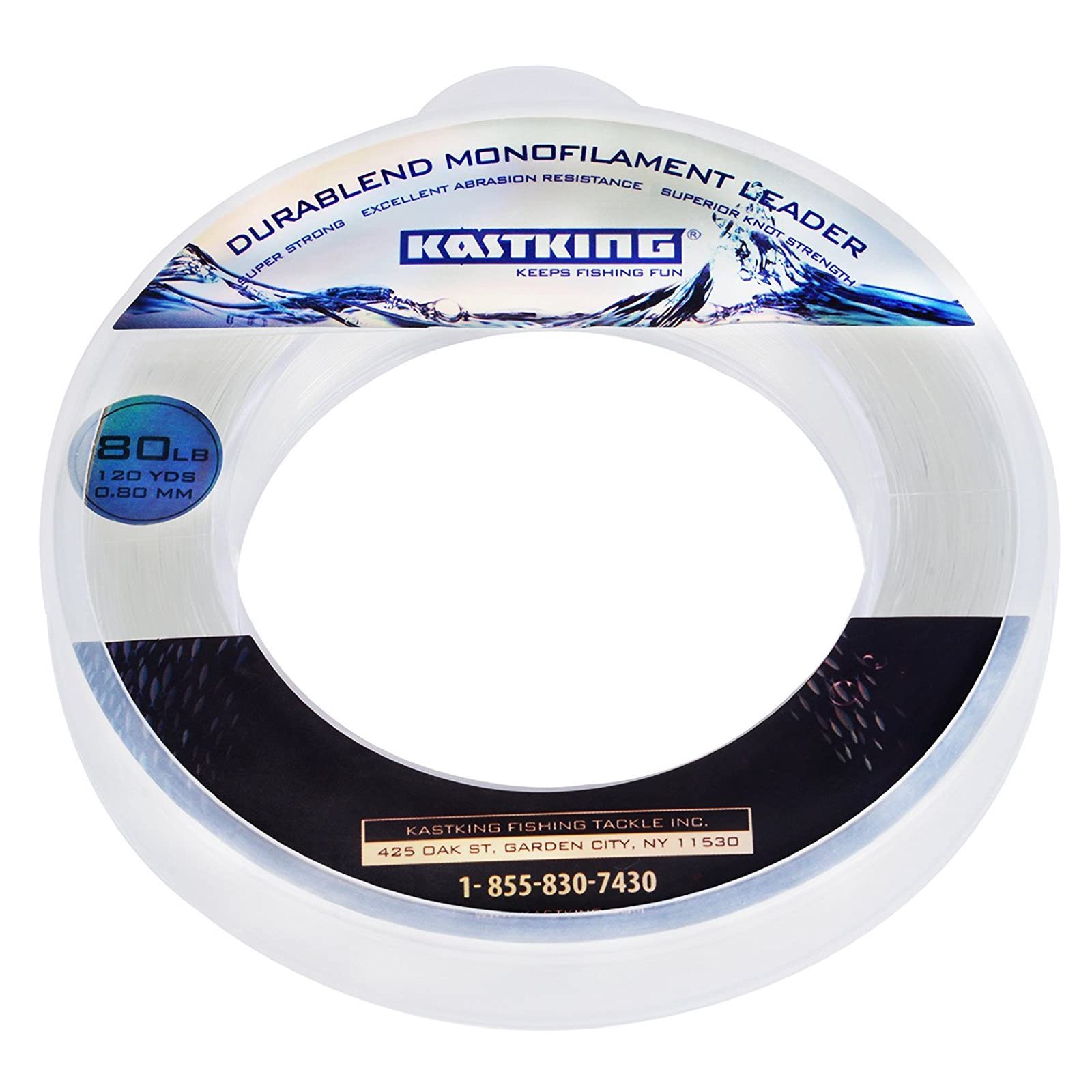 KastKing DuraBlend Monofilament Leader Line - Premium Saltwater Mono Leader Materials - Big Game Spool Size 120Yds/110M - Image 3