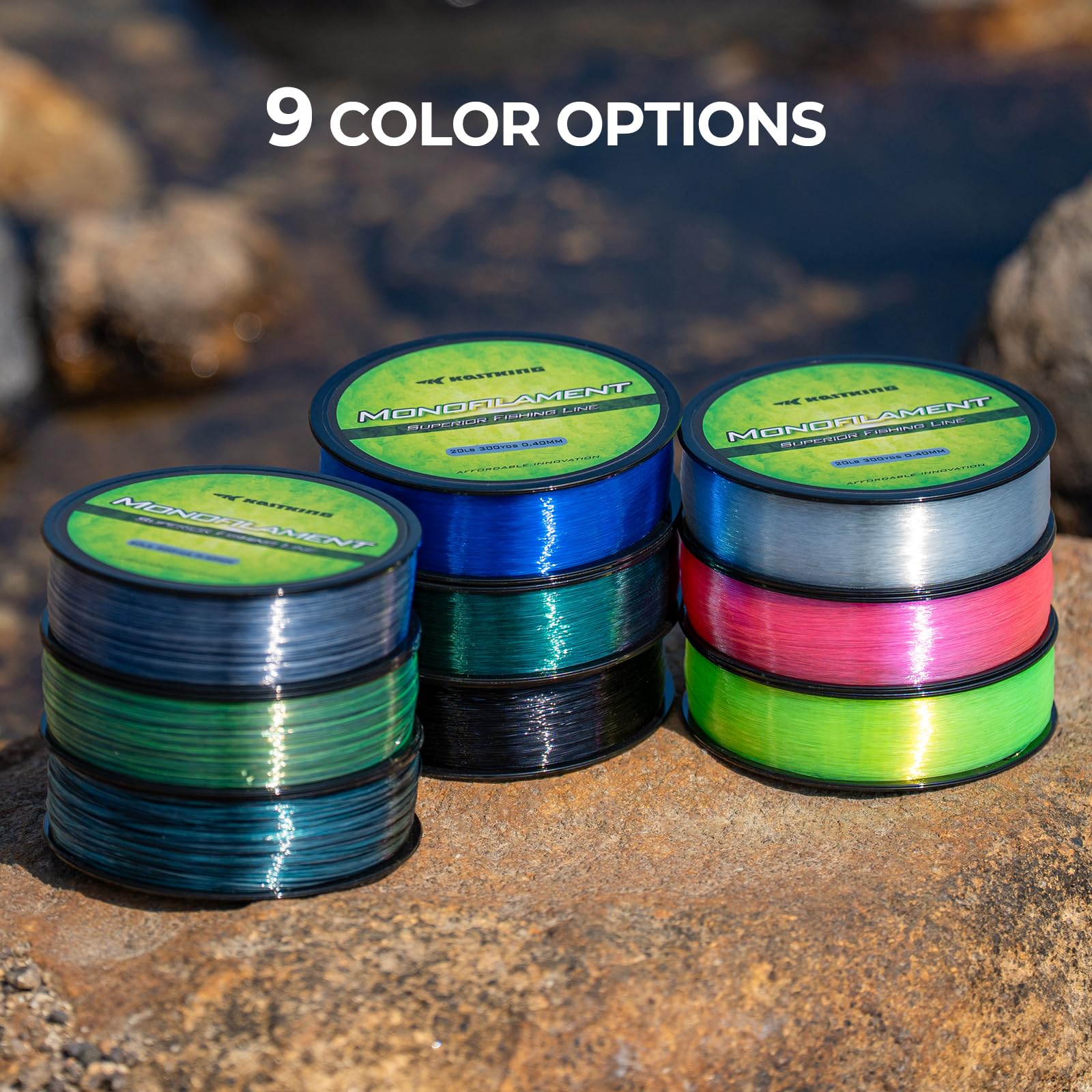 KastKing World's Premium Monofilament Fishing Line - Paralleled Roll Track - Strong and Abrasion Resistant Mono Line - Superior Nylon Material Fishing Line - 2015 ICAST Award Winning Manufacturer - Image 8